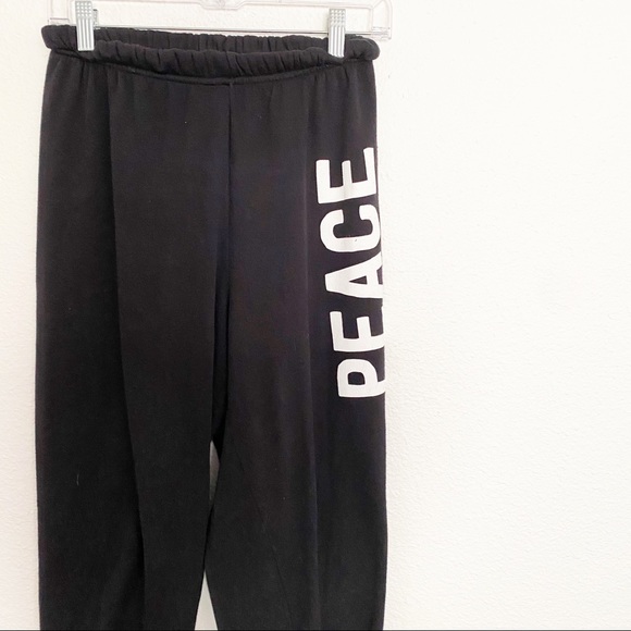 Spiritual Gangster Peace Black Sweatpants-XS - Picture 6 of 7